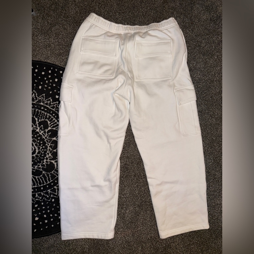 TNA Cozy Fleece Sweatpants in White - Picture 7 of 7